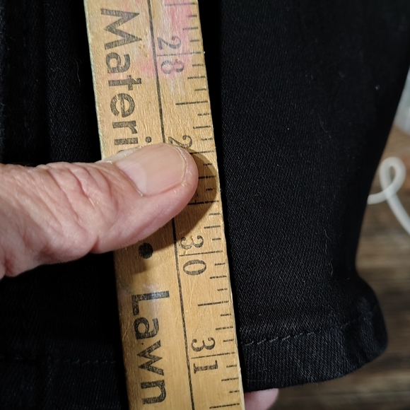 Indigo Rein High Rise Black Flare Jeans /SZ 13/NWT/ Recycled Bottles/ Info - Picture 8 of 11